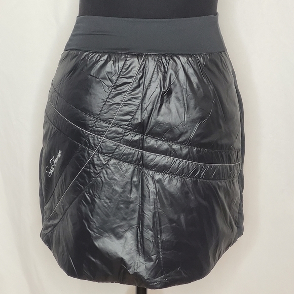 Swix Romsdal 2 Black Side Zip No Bulk Insulated Quilted Winter Skirt - Size XS - Picture 4 of 12